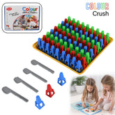 1936 Plastic Color Crush Game Board, A Puzzle Game, Challenge's Educational Board Game's, Game for Kids & Adults, Birthday Gift (1 Set)