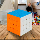 1975 Small Puzzles Cubes 4×4×4 High Speed Sticker Less Magic Cube Game, Kids and Professionals Magic Cube Puzzle Toy, Pack of 1, 8+ Years