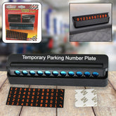 8750 Temporary Car Parking Mobile Number Display with Magnetic Numbers Stickers,Car Parking Magnetic Mobile/Telephone Number Plate (1Pc)