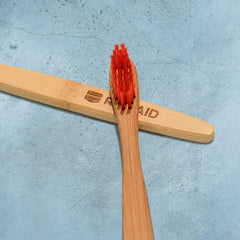 13028 Bamboo Wooden Toothbrush Soft Toothbrush Wooden Child Bamboo Toothbrush Biodegradable Manual Toothbrush for Adult, Kids (15 pcs set / With Round Box)