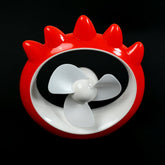 7713 MINI DESKTOP FAN RECHARGEABLE TABLE FAN HANDHELD FAN USB FAN DESK FAN COOLING FAN FOR HOME , OFFICE , CAR, & MULTI USE FAN (Battery Not Include)