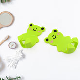 6818 Plastic Adhesive Cable Plug Hook Bathroom Power Plug Socket Holder for office, home and restaurant use 2 pc Set