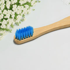 13029 Bamboo Wooden Toothbrush Soft Toothbrush Wooden Child Bamboo Toothbrush Biodegradable Manual Toothbrush for Adult, Kids (15 pcs set / With Round Box)