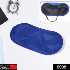 6908 New Men, Women Blindfold Soft Satin Sleep Mask Eye Mask Blind fold Block Out Light for Travel, Shift Work & Meditation (1pc)