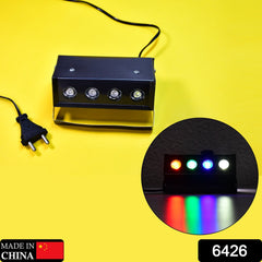 6426 Mini Laser Projector Low Par Light 4 LED RGBW Stage Lighting Laser Light 