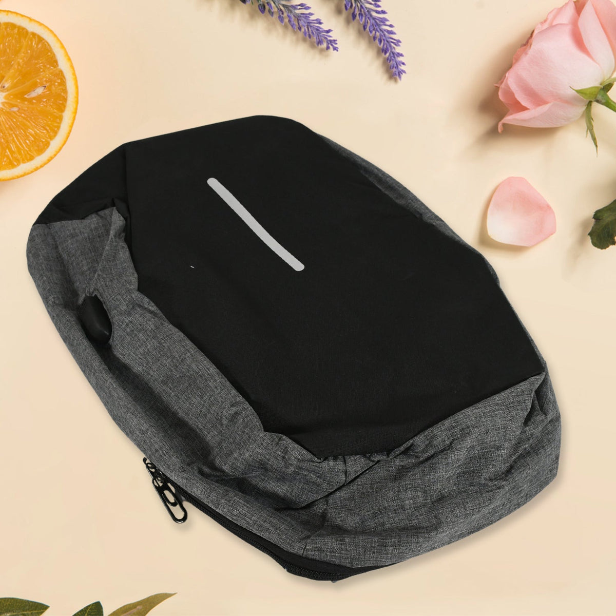 6138A WATERPROOF ANTI THEFT CROSSBODY FANNY PACK WAIST BAG PU LEATHER SHOULDER BAGS CHEST MEN CASUAL FASHION USB CHARGING EARPHONE HOOK SLING TRAVEL MESSENGERS BAG