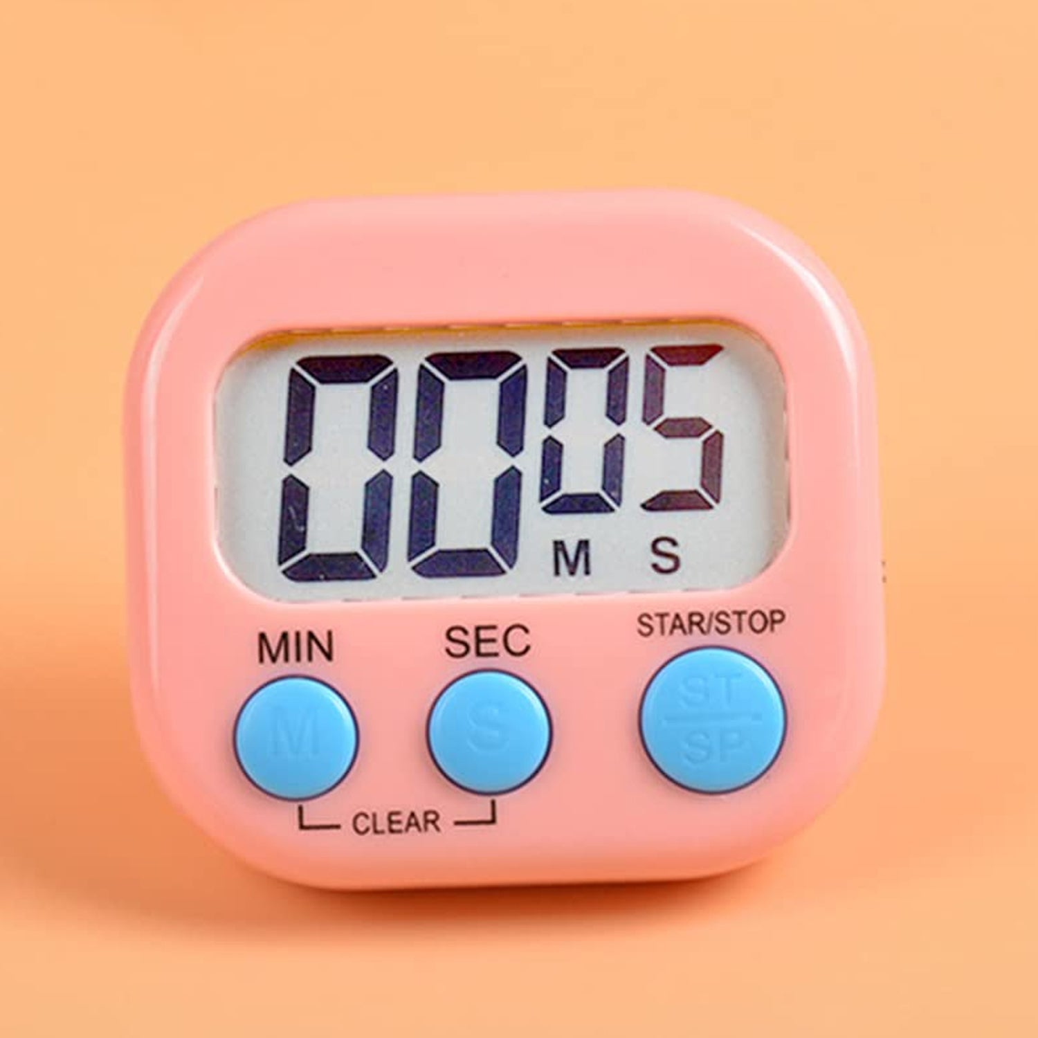 1540  Digital Kitchen Timer Clear Big Digits 0-99 Min for Cooking Office Clock