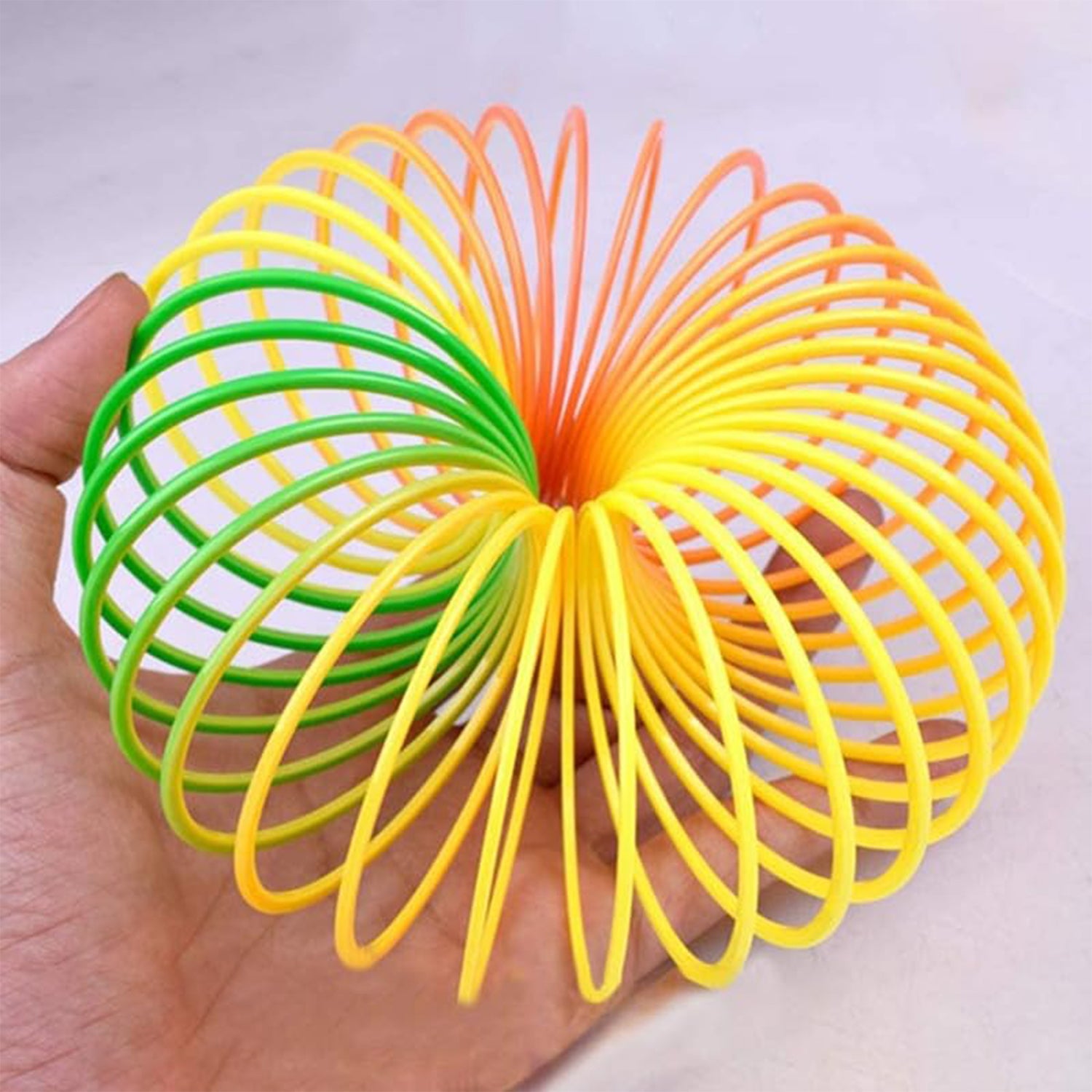 17744 Rainbow Spring, Rainbow Spring Toys, Slinky, Slinky Spring Toy, Toy for Kids, for Kids Adults of All Age Group, for Birthdays, Compact and Portable Easy to Carry (1 Pc)