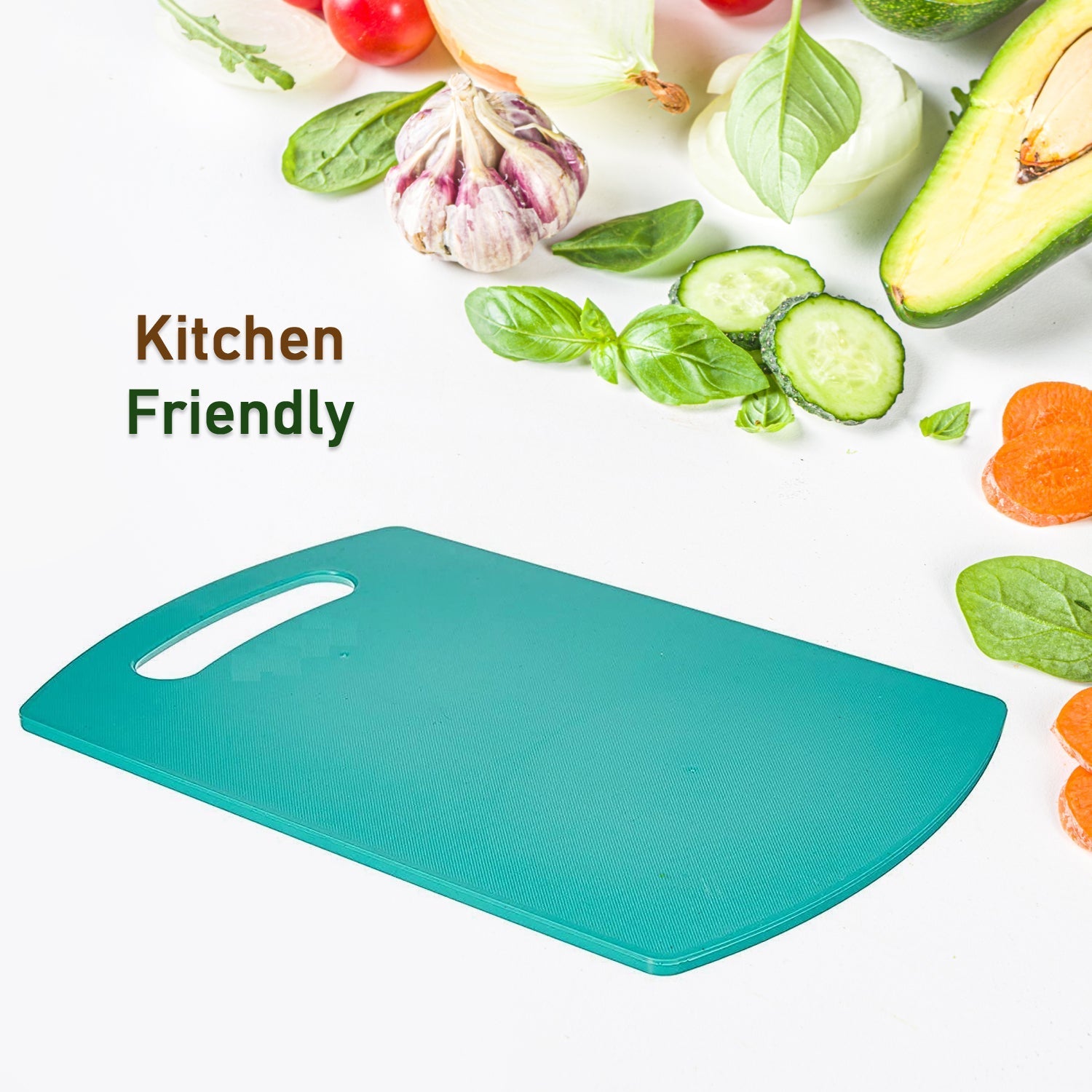 0086A Chopping Board Cutting Pad Plastic for Home and Kitchen Accessories Items Tools Gadgets for Cutting Vegetables Non Sleep Anti Skid 