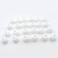 6463 24Pcs Festival Decorative - LED Tealight Candles | Battery Operated Candle Ideal for Party, Wedding, Birthday, Gifts (Multi Color) ( Diya , Divo , Diva , Deepak , Jyoti ,)