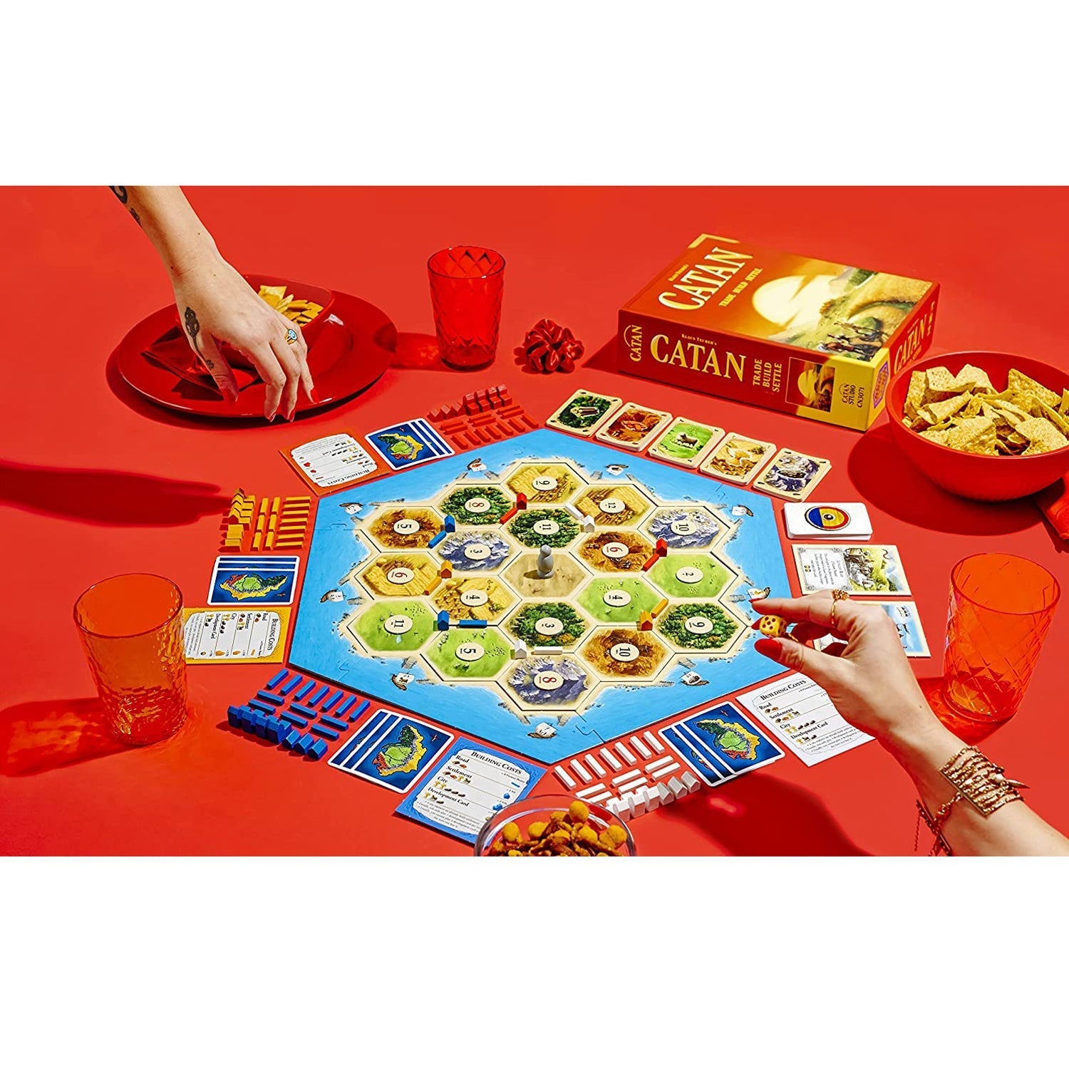 4659 Catan Board Game Extension Allowing a Total of 5 to 6 Players for The Catan Board Game | Family Board Game | Board Game for Adults and Family | Adventure Board Game (Pack of 1) 