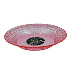 5734 Round Plastic Dinner Plate  / Tray / Snacks / Breakfast Plate friendly Plastic Plate for Kids Party Supplies Birthday Holiday Party Dinnerware Supplies (1 Pc)