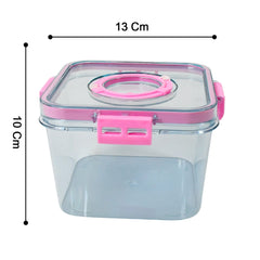 8262 High Quality Plastic Food Storage Container Clear Washable Refrigerator Food Box Food Container Fruit Box Container with Lid (1400 ML)