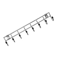 1737 Multipurpose Stainless Steel Hanger Strip Hooks (8 Pin) 