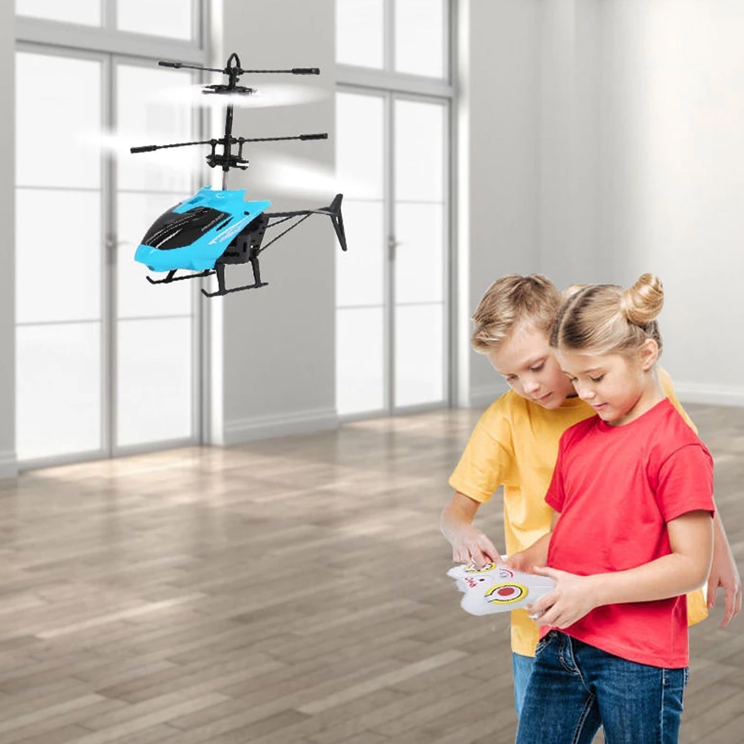 4456 Remote Control Helicopter with USB Chargeable Cable for Boy and Girl Children (Pack of 1) 