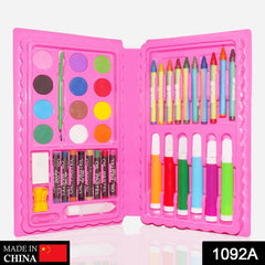 1092A Coloring Combo Colors Box Color Pencil, Crayons, Water Color, Sketch Pens Set of 42 