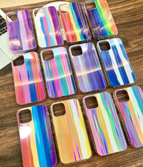 Rainbow Shiny Hard Case For Oppo