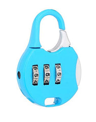 1245 Stainless Steel Resettable Combination Padlock Round Shape 