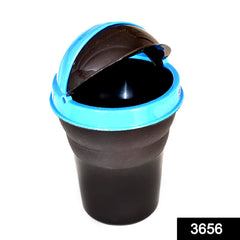 3656 Plastic Car Mini Dustbin/Trash Bin Dust Case Best for Traveling (Multicolour) 