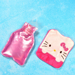 6520 Pink Hello Kitty small Hot Water Bag with Cover for Pain Relief, Neck, Shoulder Pain and Hand, Feet Warmer, Menstrual Cramps.