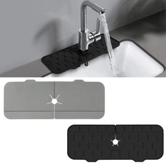 4914 Silicone Sink Faucet Pad, Drip Protector Splash Countertop, Rubber Drying Mat, Sink Splash Guard for Kitchen Bathroom Bar. 