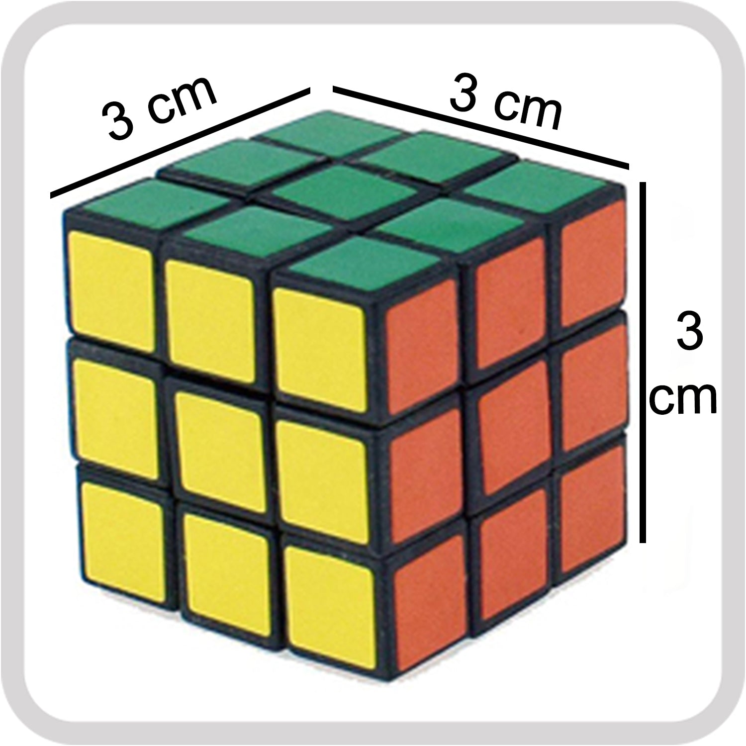 4692 High Speed Multicolor Cube (Pack of 12) 