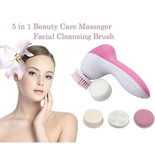 340 -5-in-1 Smoothing Body & Facial Massager (Pink) slimkaya.in