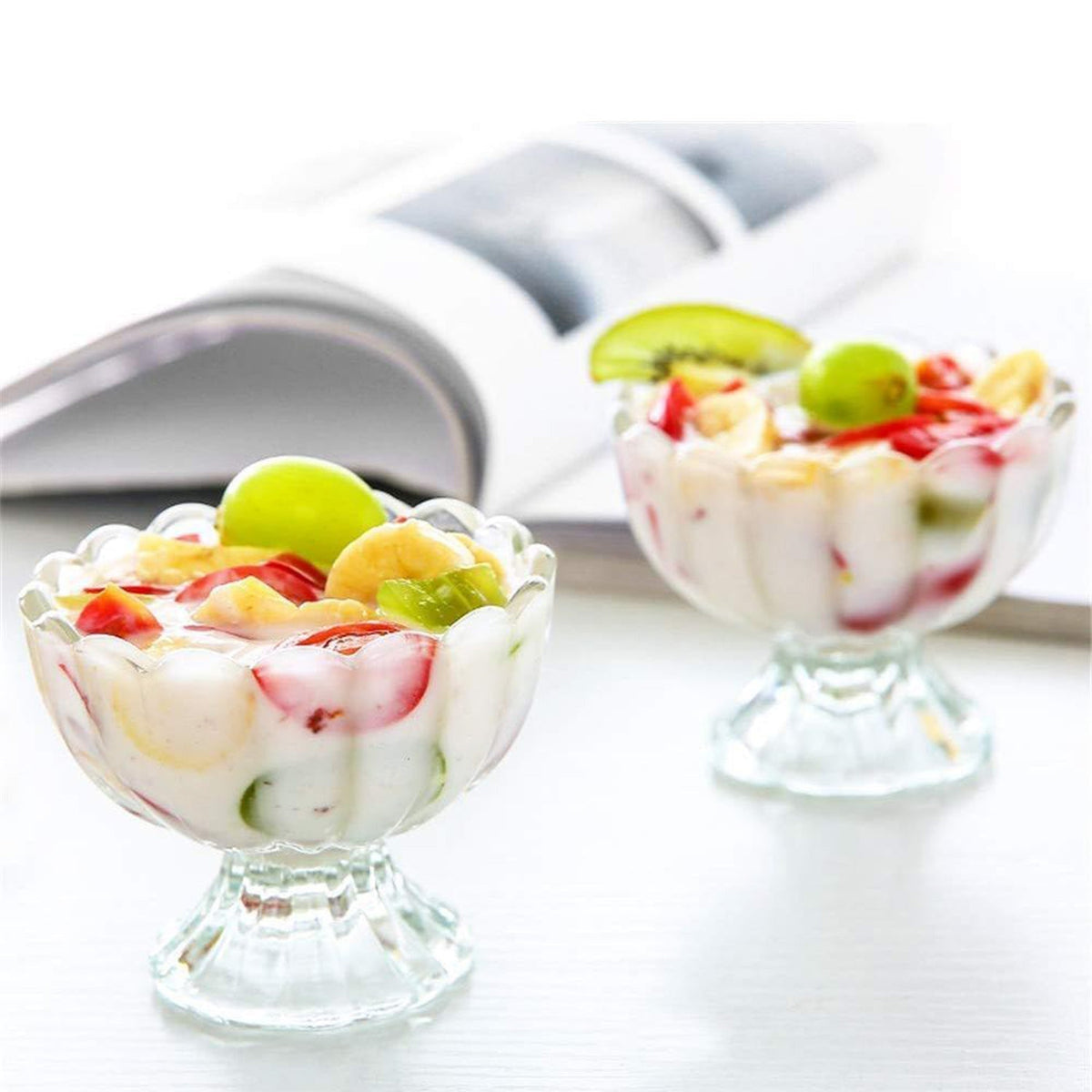 0091C Serving Dessert Bowl Ice Cream Salad Fruit Bowl - 6pcs Serving Dessert Bowl Ice Cream Salad Fruit Bowl - 6pcs