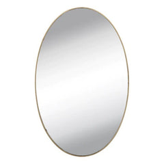 9053A SMALL OVAL FRAME LESS MIRROR WALL STICKER FOR DRESSING 