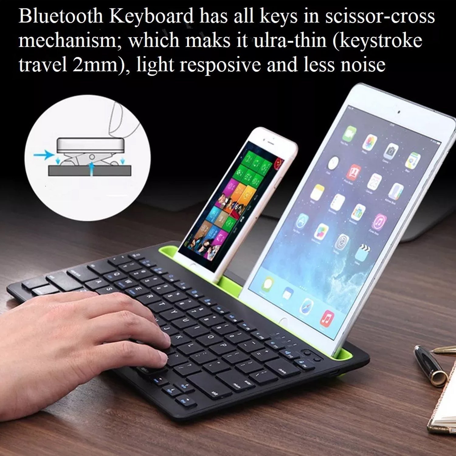 6079 Wireless Mini Keyboard for PC, tablet and phones to control them remotely. 