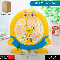 6464 plastic cute mini electric usb fan desk fan for children ( Battery Not Include)