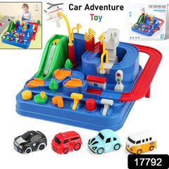 17792 Car Adventure Toys, City Rescue Preschool Toy, Race Tracks for Boys, Parent-Child Interactive Kids Race Car Track Play sets (Adventure Toy)