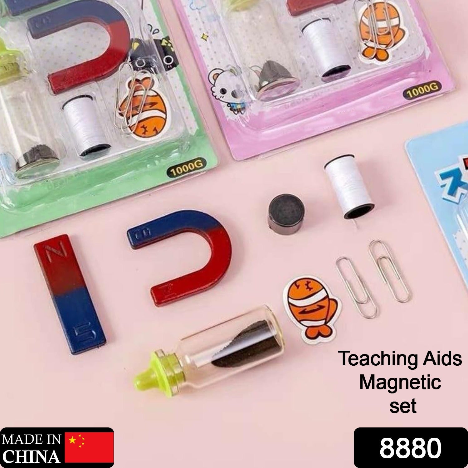 8880 Teaching Aids Magnetic Science Kit Funny Kids DIY Science Kits Educational Experiment Games