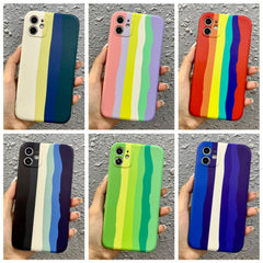 Rainbow Soft Print Case For Realme