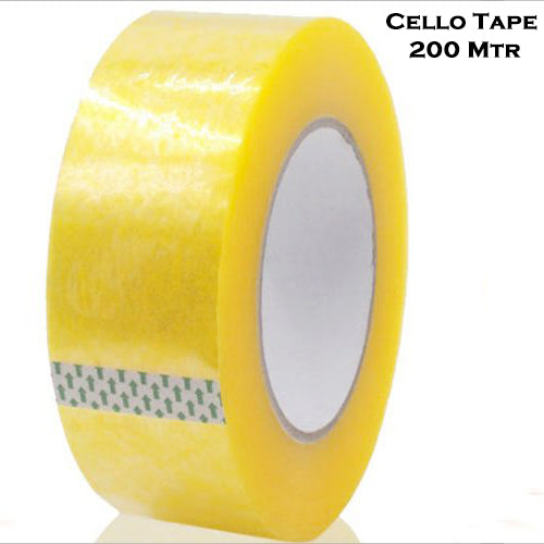 1538 Self Adhesive Transparent Packing Tape- 200 metres 