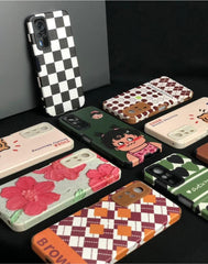Leather Silicone Cartoon Hard Case For Redmi