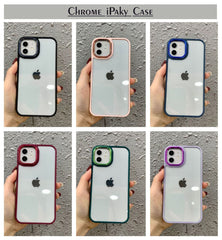 Chrome Clear Hard Protection Case For Samsung